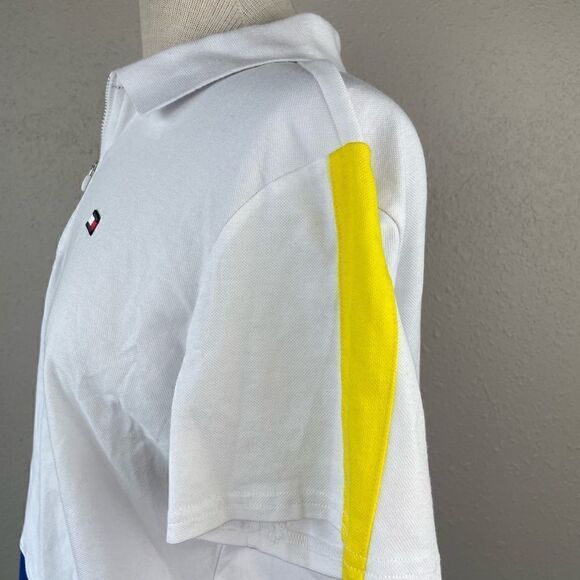 NWOT Tommy Hilfiger Sport Quarter Zip Polo Top Size L - Picture 3 of 7